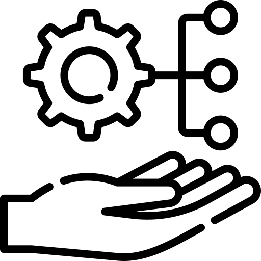 A hand carrying connected gear