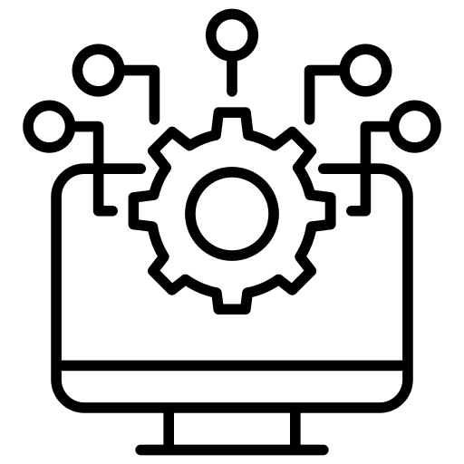 A monitor with connected gear