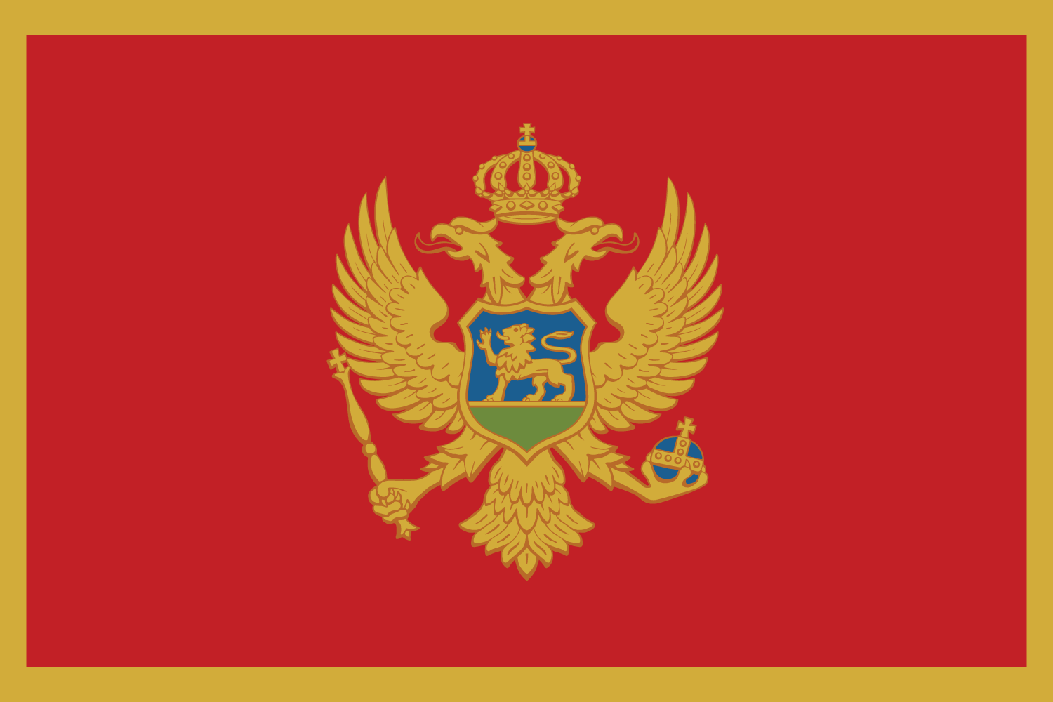 Montenegro flag