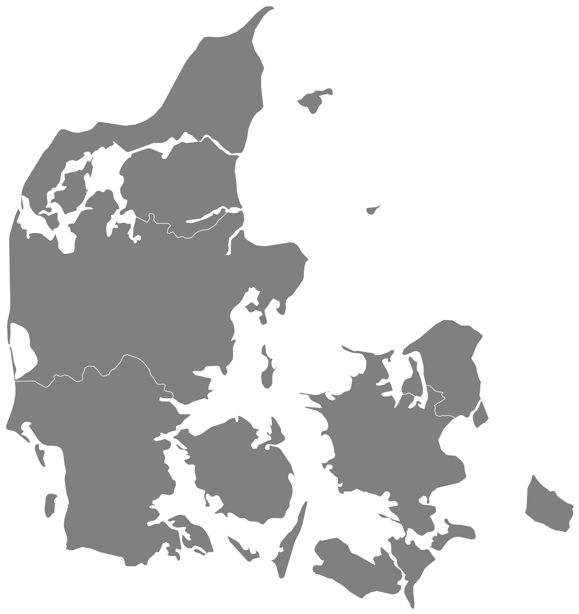 map of denmark