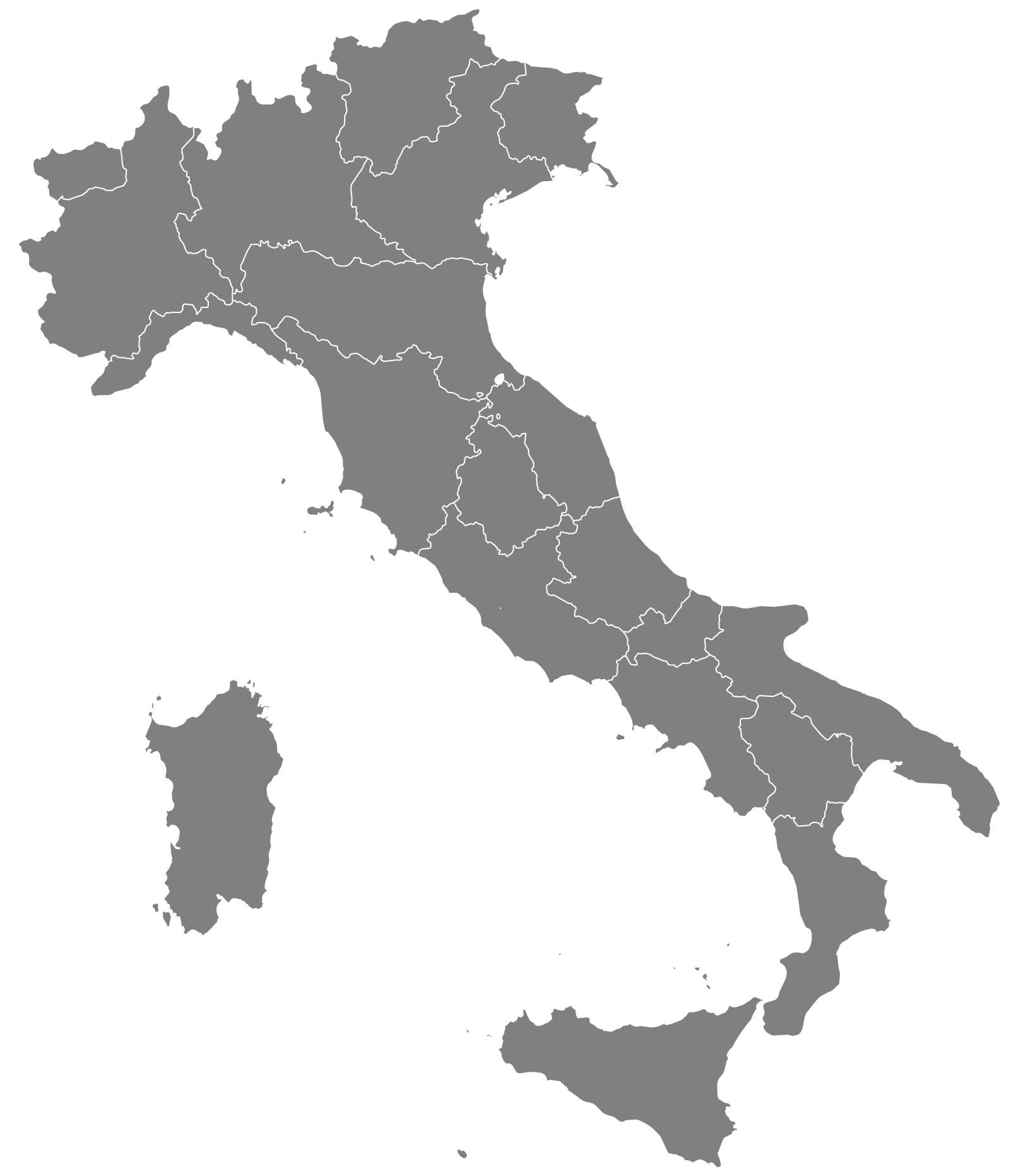 map of italy