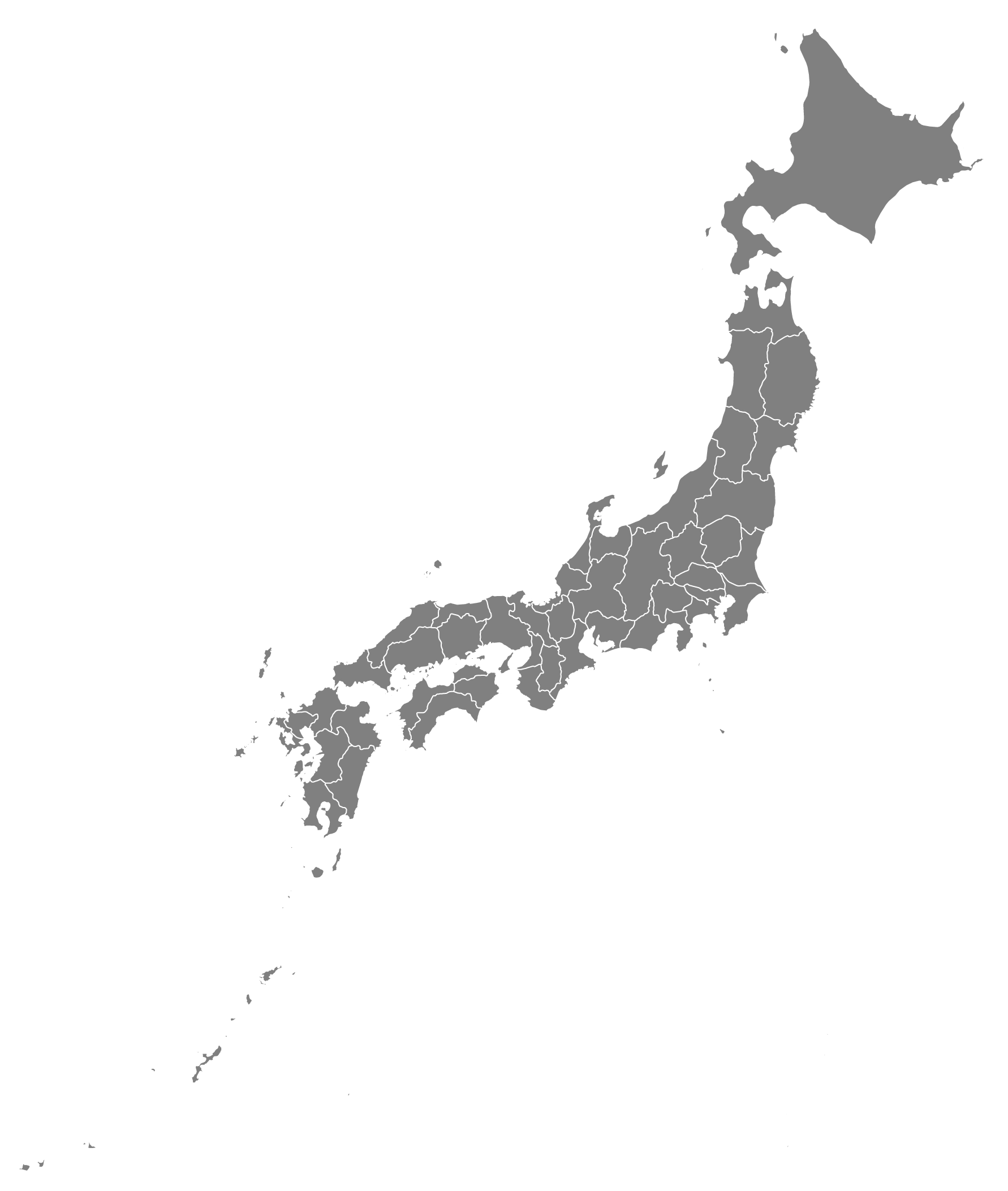 map of japan