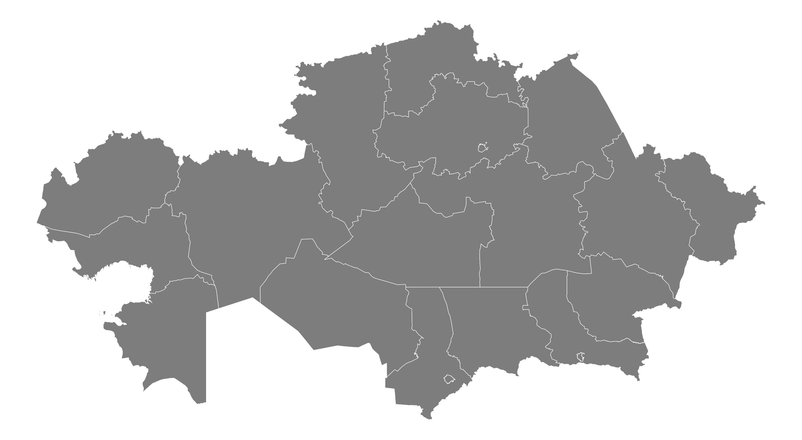 map of kazakhstan