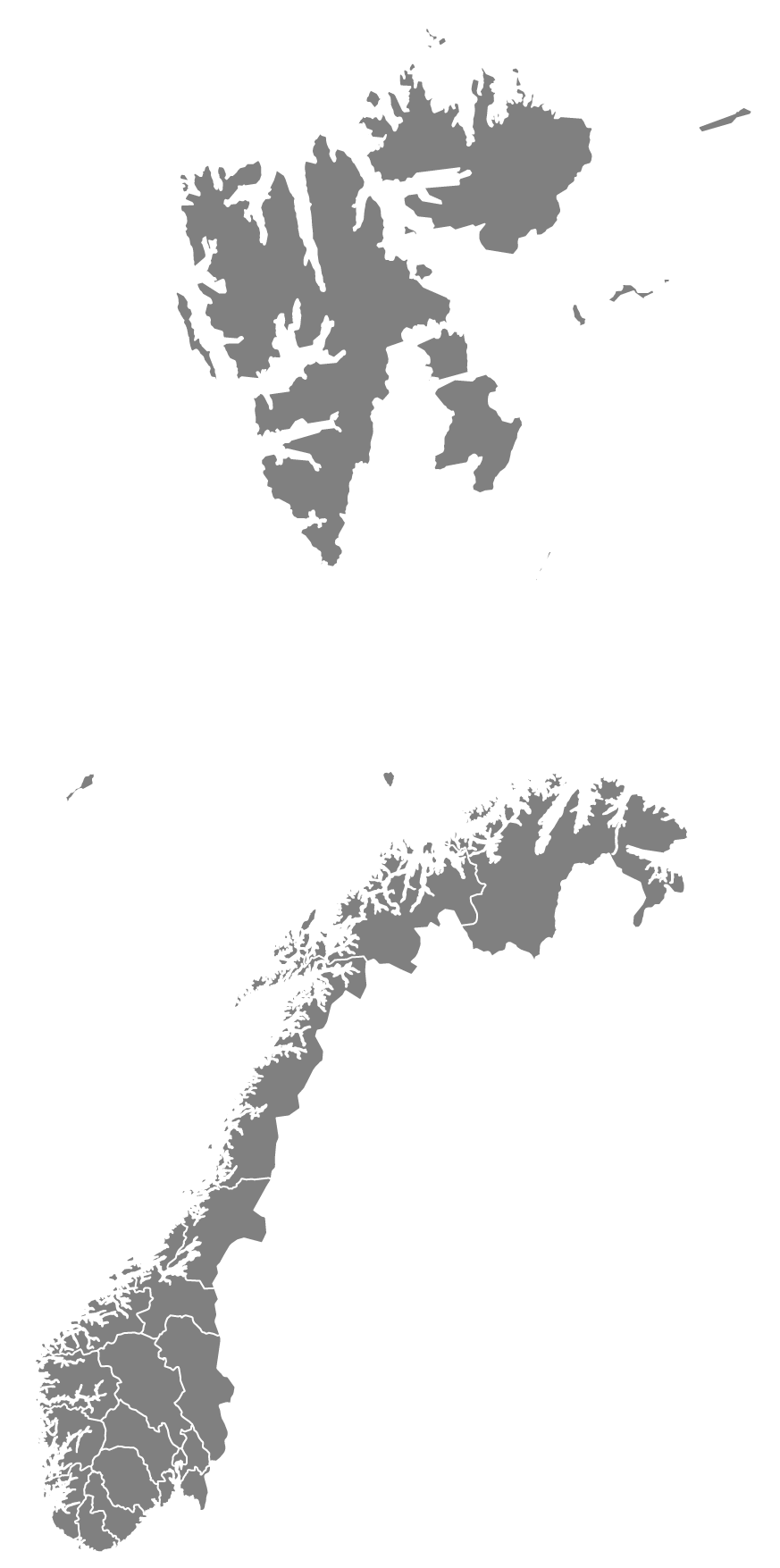 map of norway