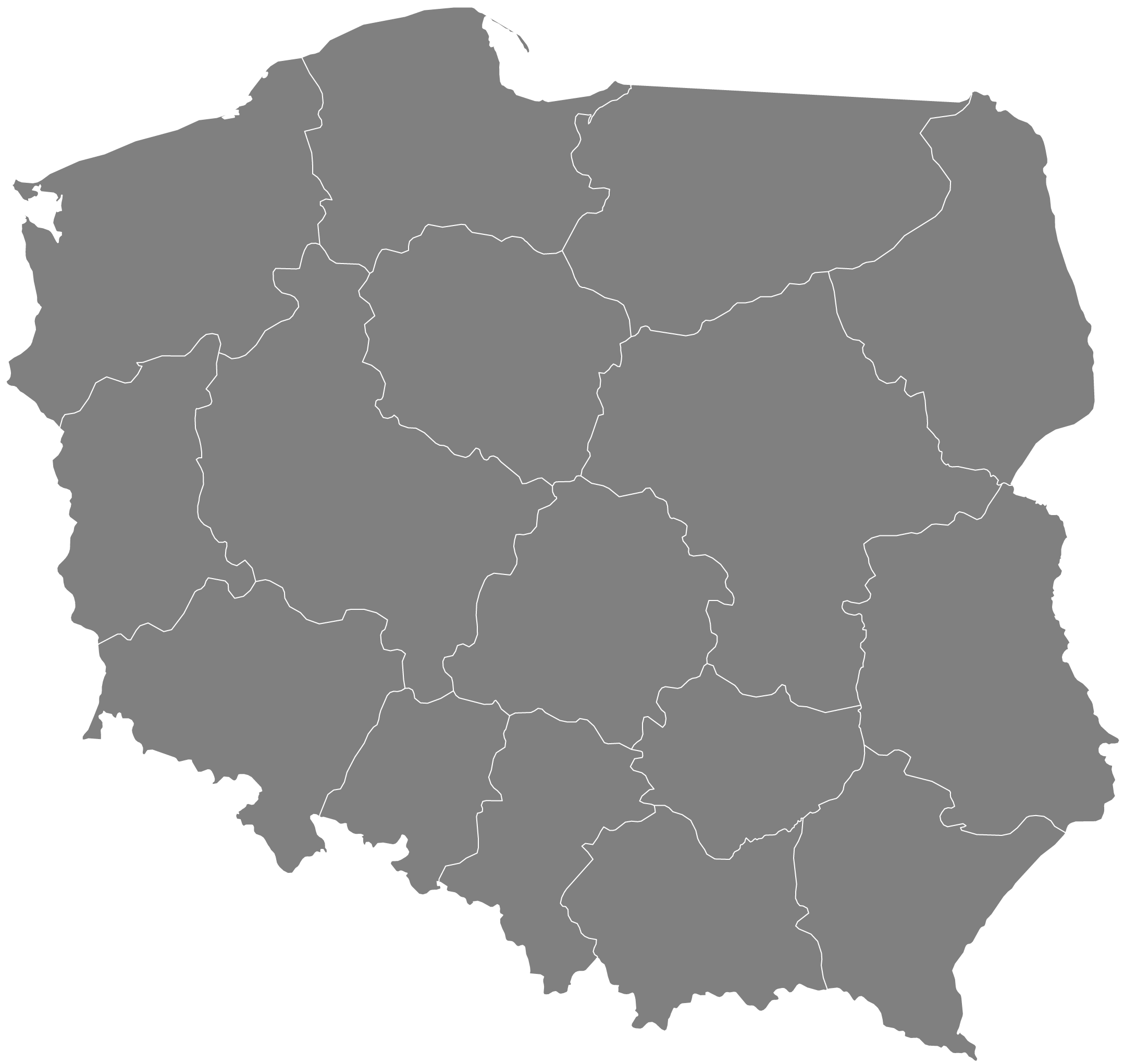 map of poland