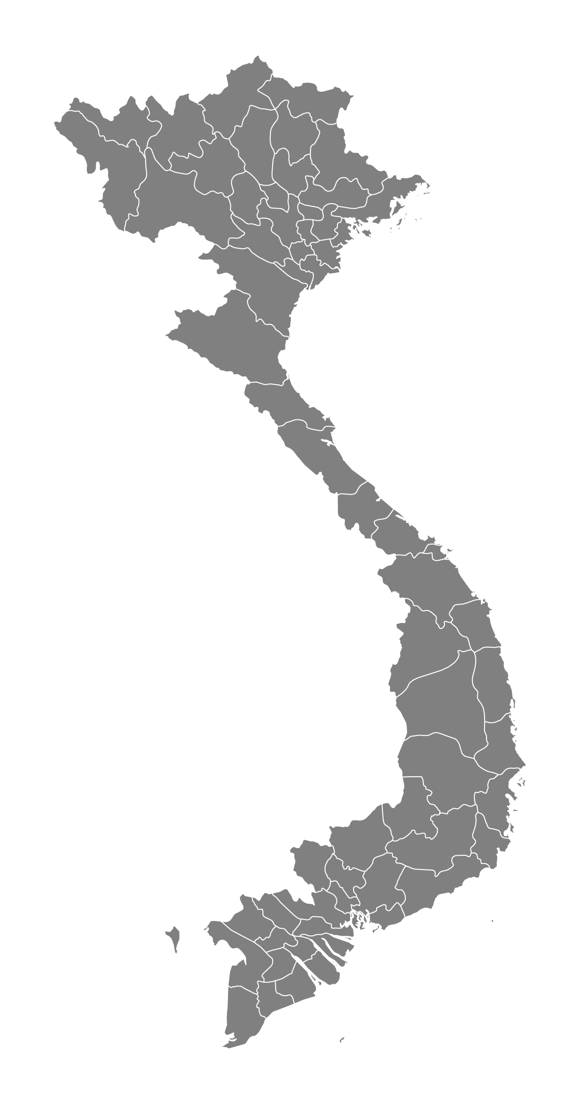 map of vietnam