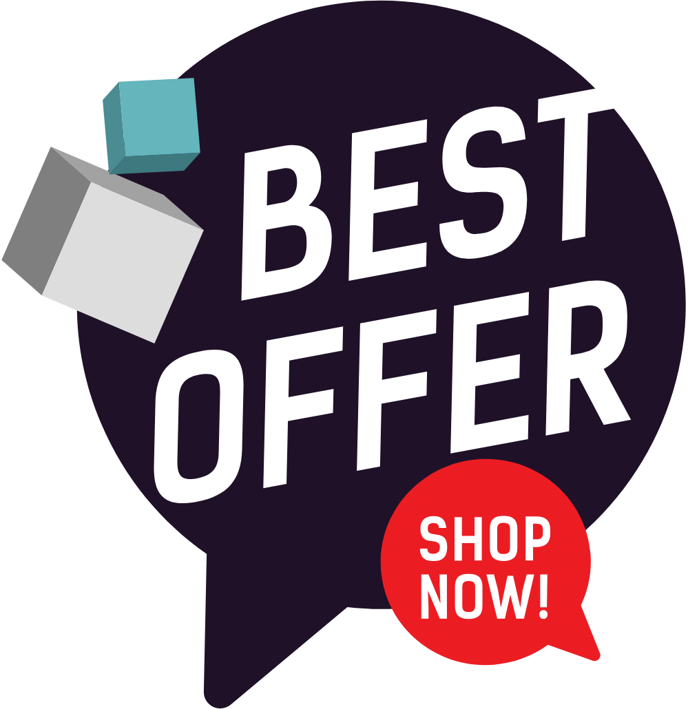 A illustration with best offer text