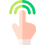 A picture of a hand its representing click 