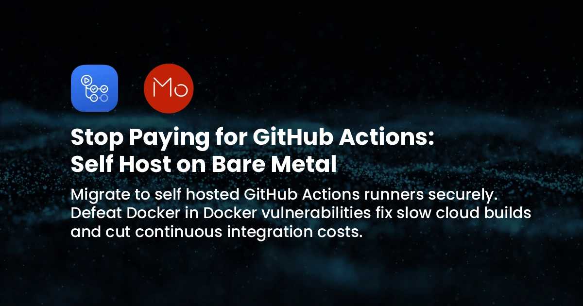 How to Self Host GitHub Actions Runners on ServerMO Dedicated Servers